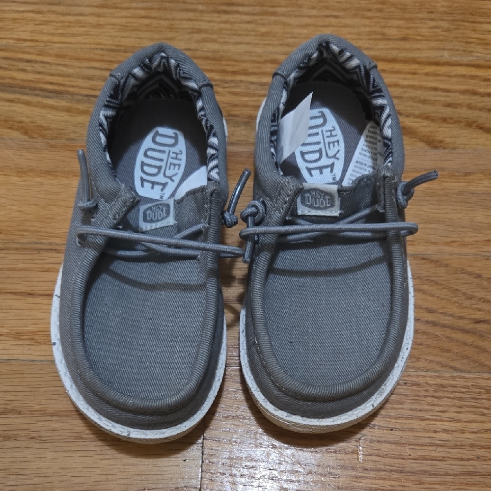 Hey Dude Kids Moccasins in Gray